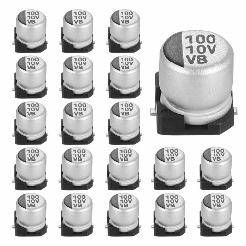 VZT101M1VTR 35V 100uF Surface Mount Aluminum Electrolytic Capacitor